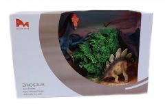 Therinosaurus - Stegosaurus set in display 35 cm