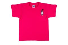 T-shirt mevrouw Suikerspin roze